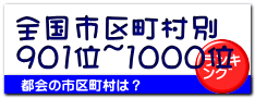 全国市区町村別 901位~1000位